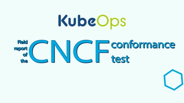 Field report of the CNCF conformance test